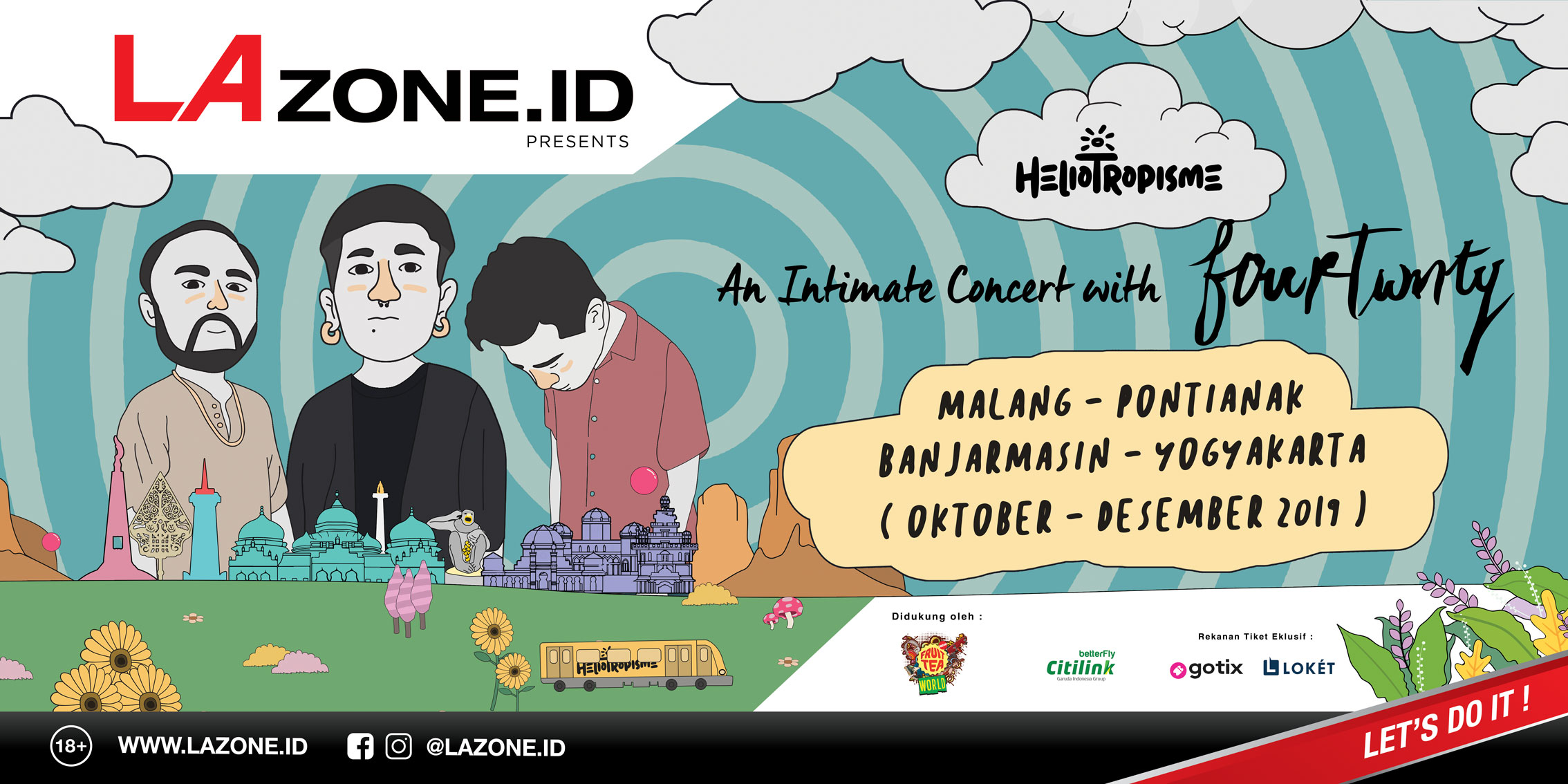 Fourtwnty Siap Gelar Konser Tunggal 'Heliotropisme'